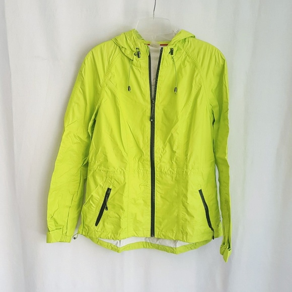 Xersion Jackets & Blazers - NEON RAIN-PROOF ATHLETIC JACKET